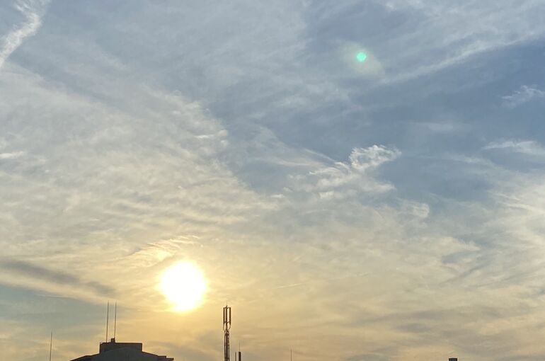 夏の夕暮れ